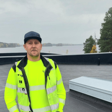 Kuva henkilöstä Paloturva-asentaja Tero