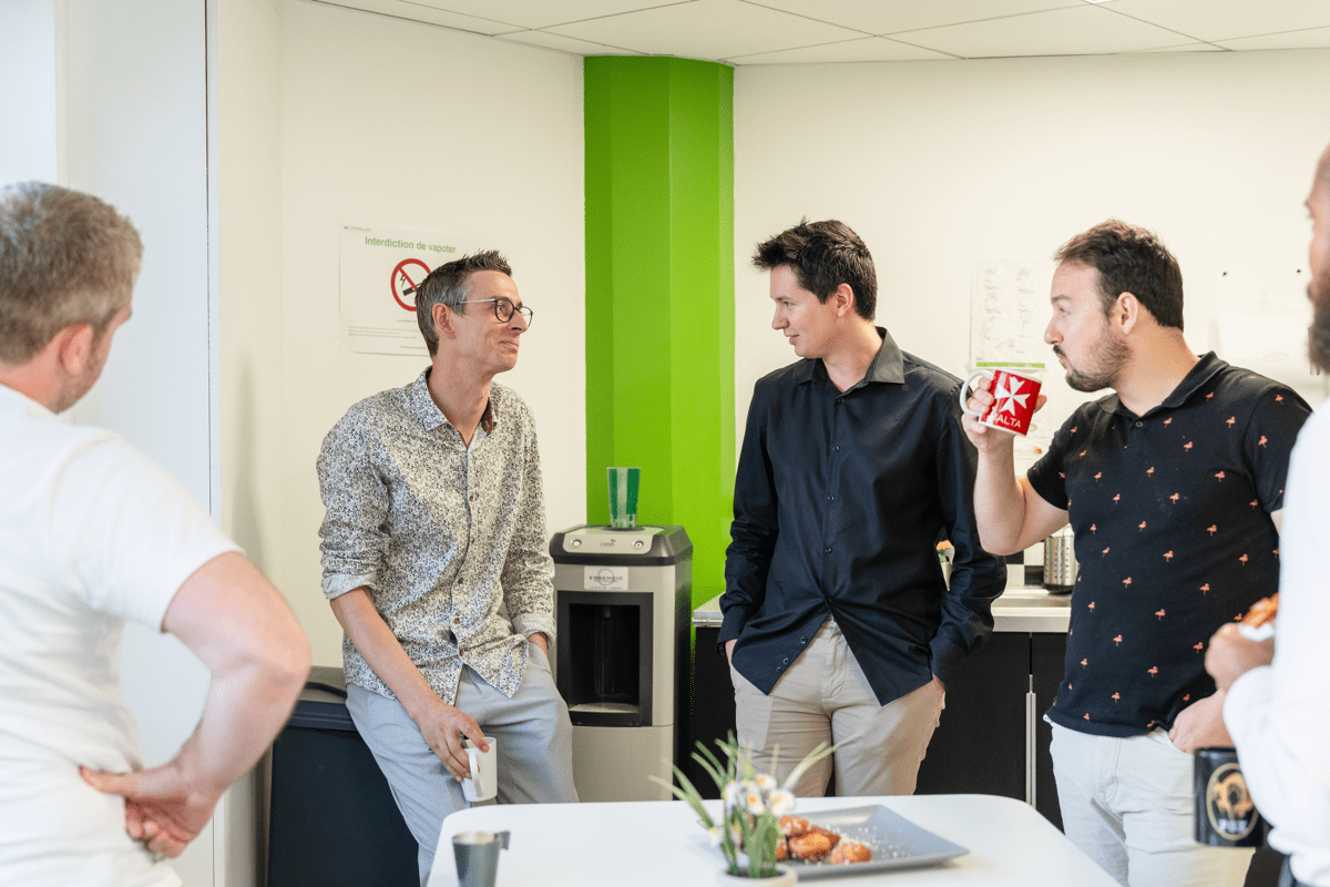 Petit déjeuner Thibault, Vincent, Trystan