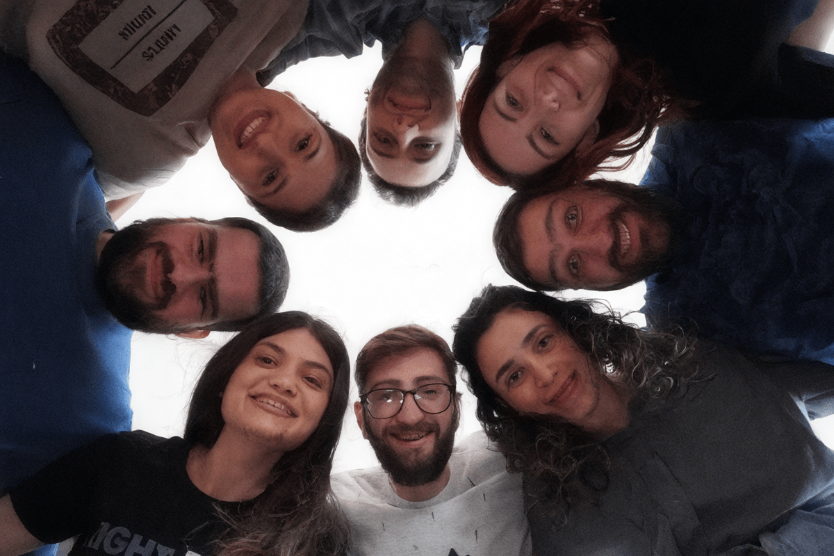 ChessMood team in circle