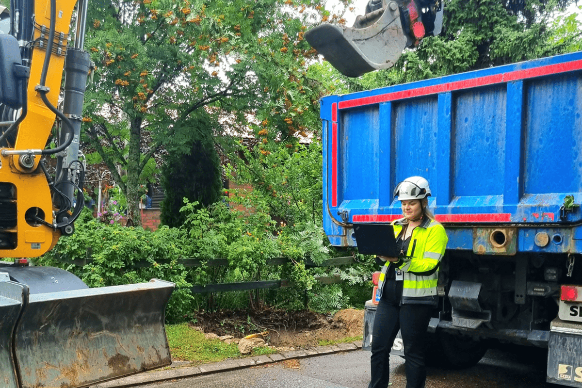 Kaukolämpöinsinööri Minttu.