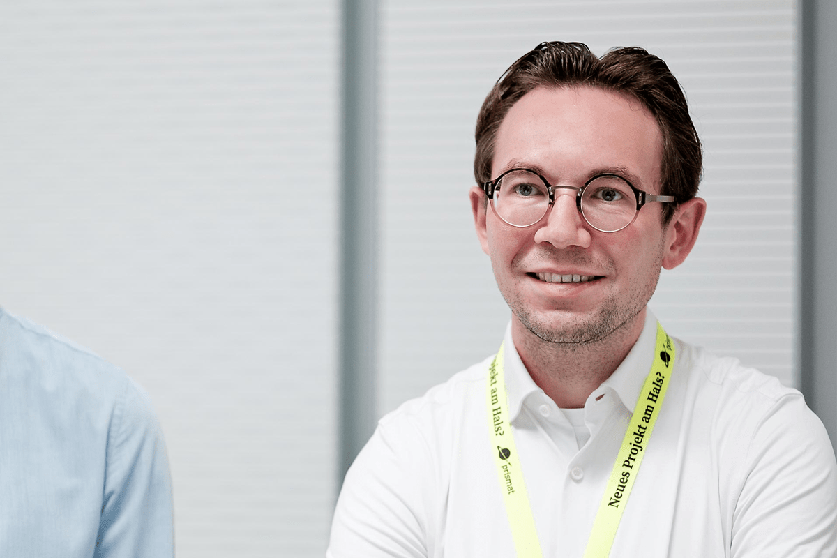 prismat-Kollege Marcel aus dem Bereich Portfolio Management