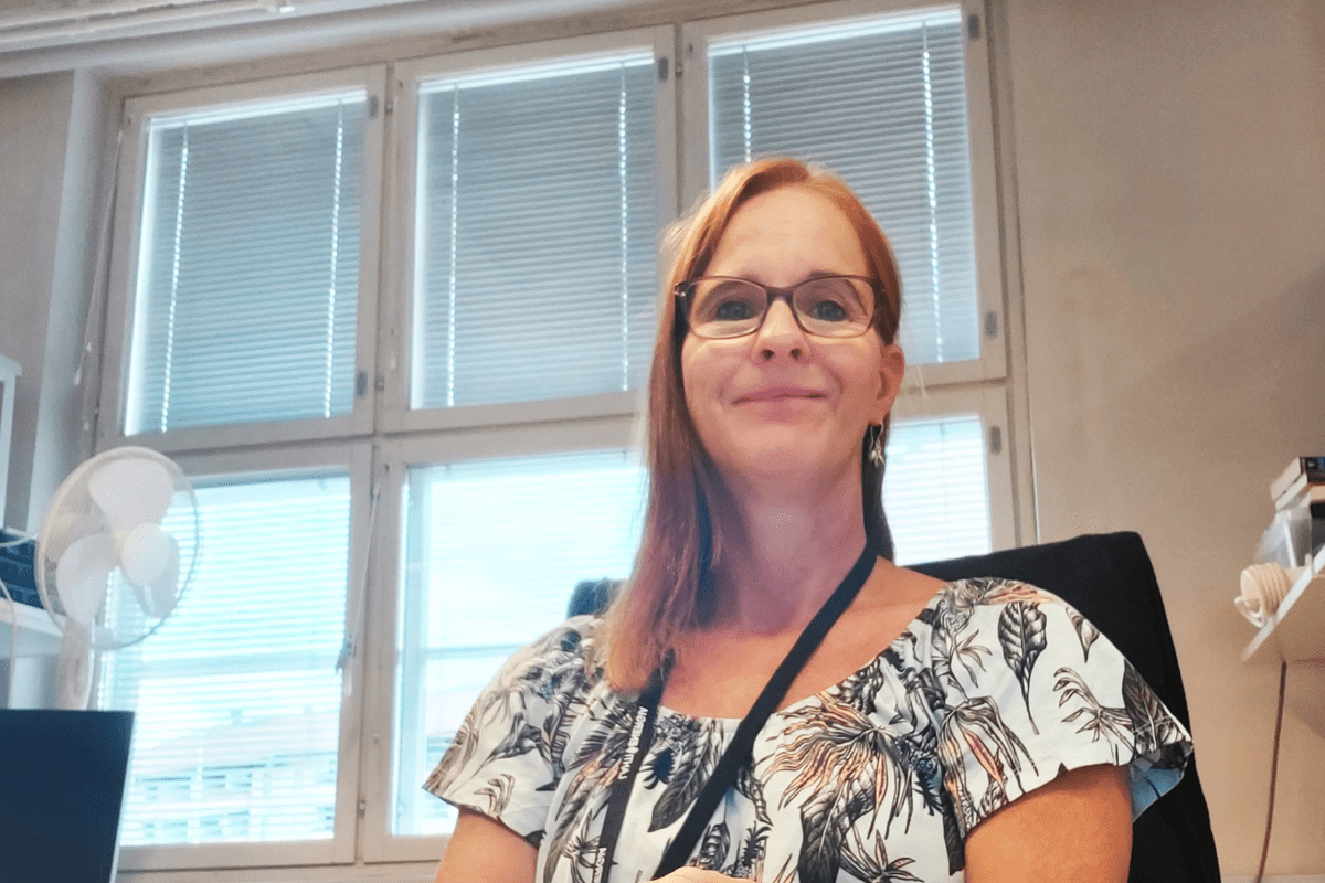 Järjestelmäasiantuntija Niina.