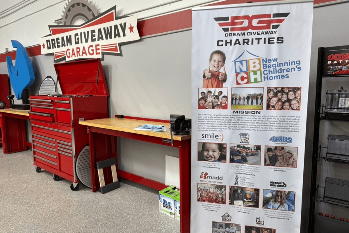 Dream Giveaway charities