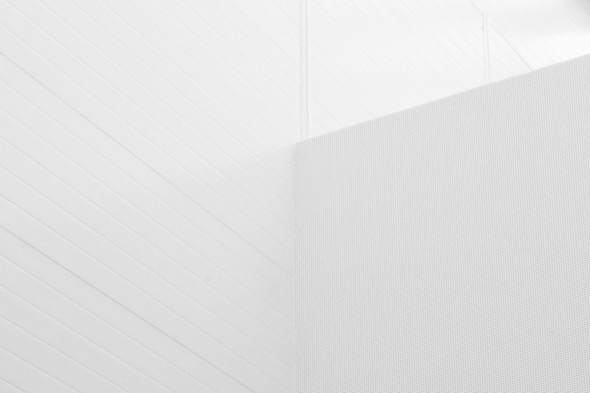 white concrete wall