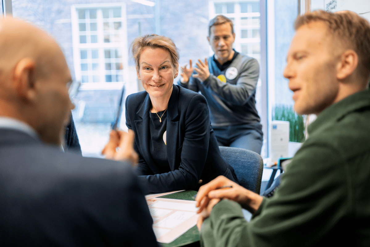 Kollegor som workshopar