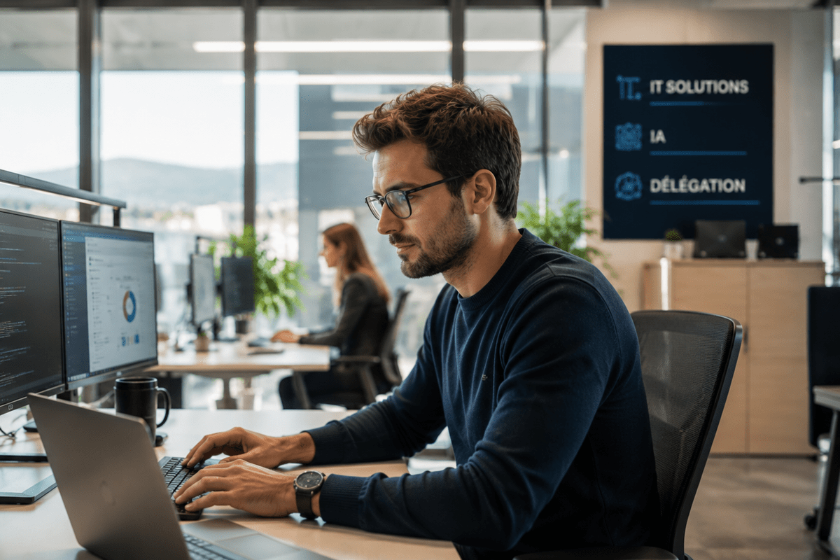 un employer qui travail 