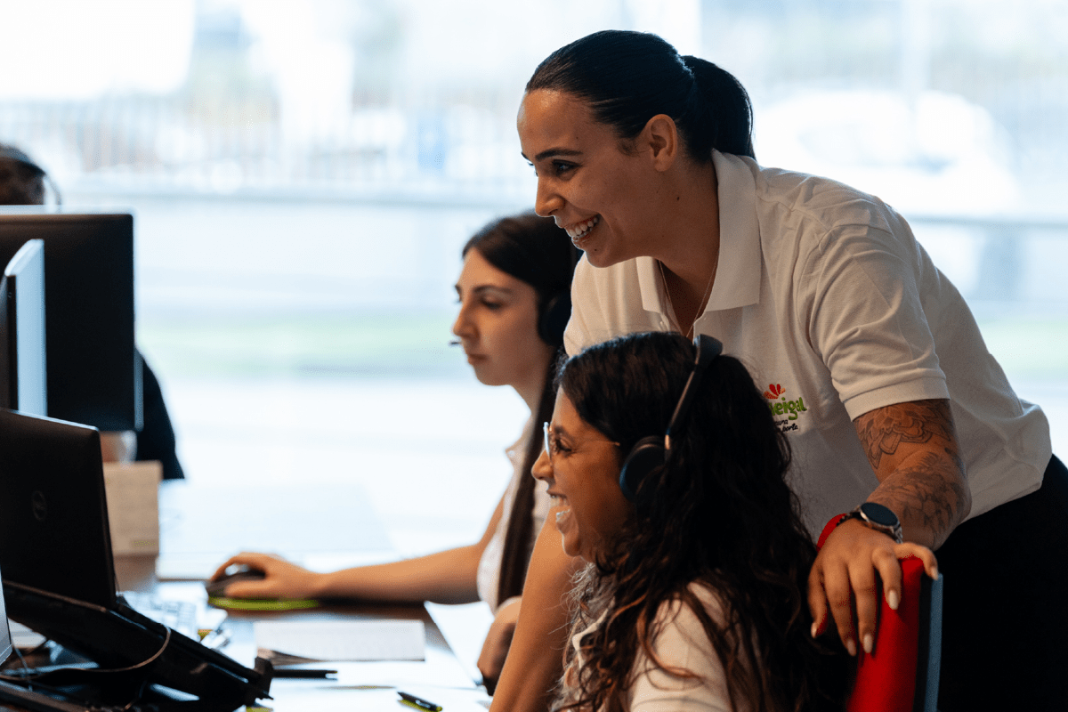 Equipa de callcenter Meigal Alimentação