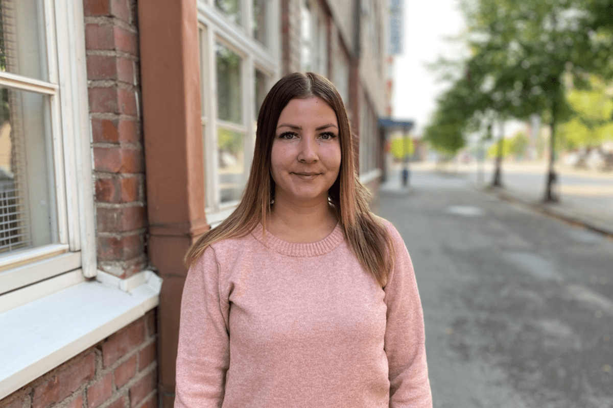 Lämpöpalvelupäällikkö Johanna.