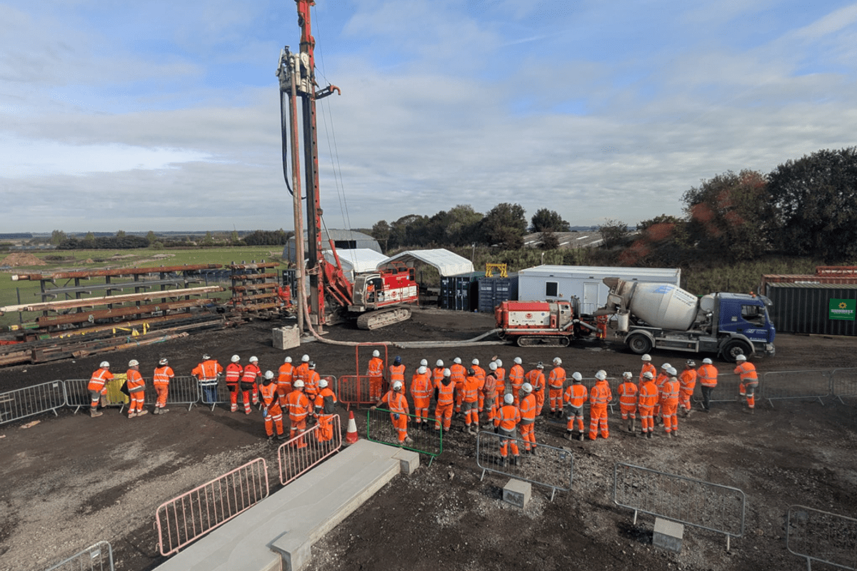 Site with Rig