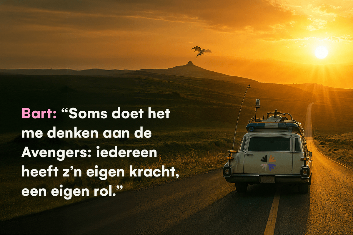 Quote van Bart over werken bij Pancompany