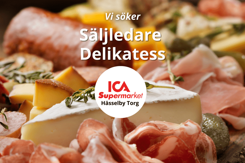 ICA Supermarket Hässelby Torg söker Säljledare Delikatess! image