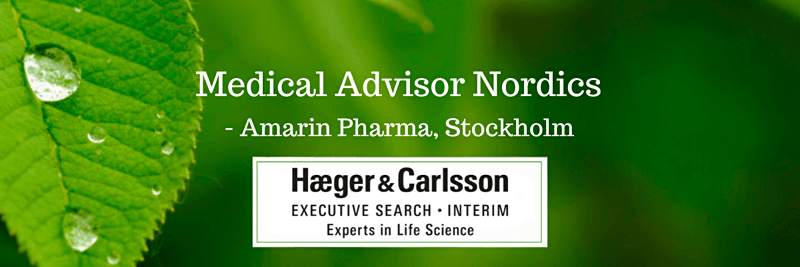 Medical Advisor Nordics - Amarin Pharma image