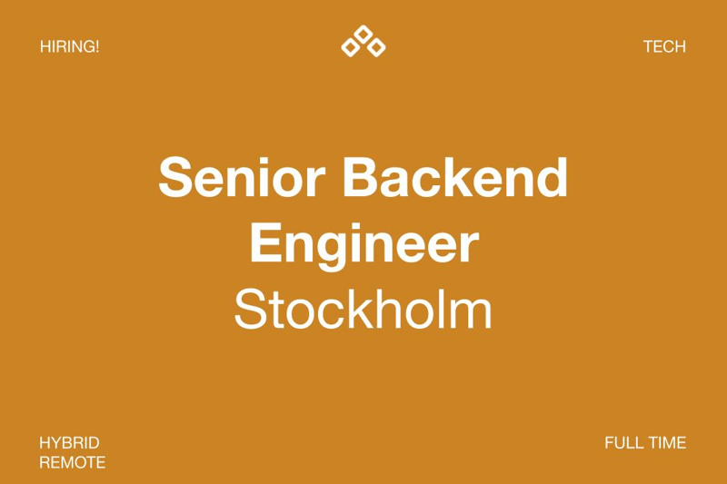 Senior Backend Engineer image