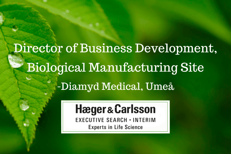 Director of Business Development, Biological Manufacturing Site - Diamyd Medical image