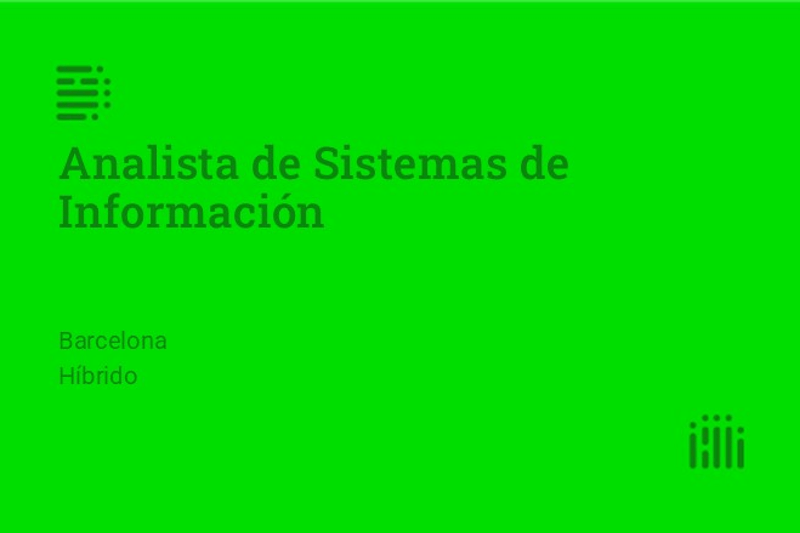 Analista de Sistemas de Información image