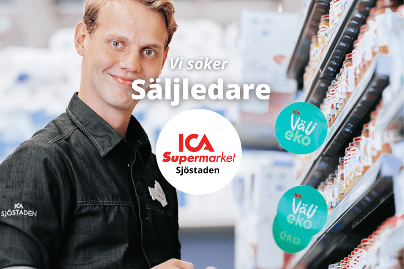ICA Supermarket Sjöstaden söker två Säljledare! image