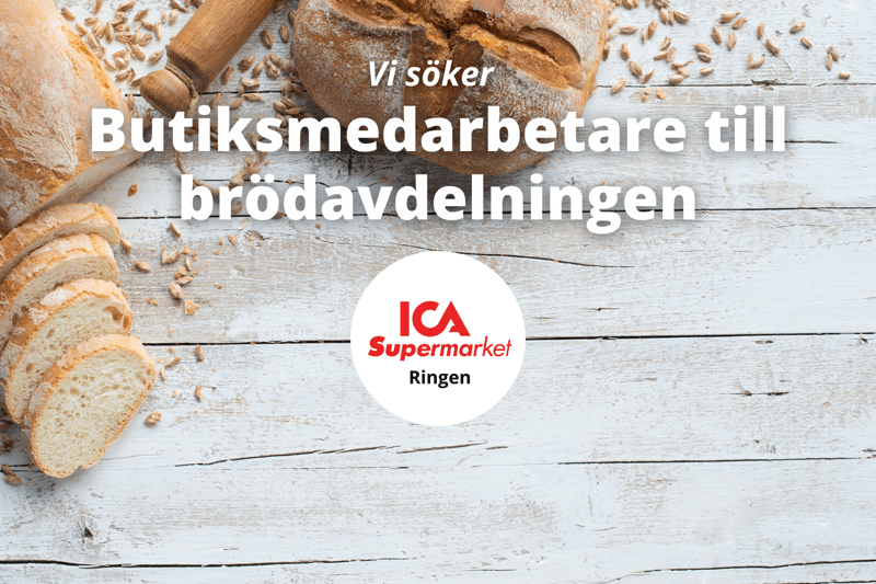 ICA Ringen söker en brödmedarbetare med ledarambitioner image