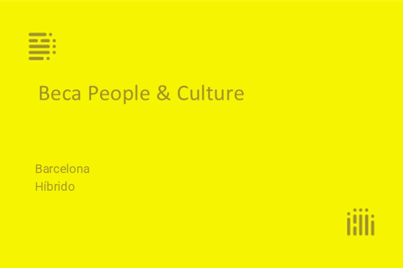 Becario/a People & Culture image