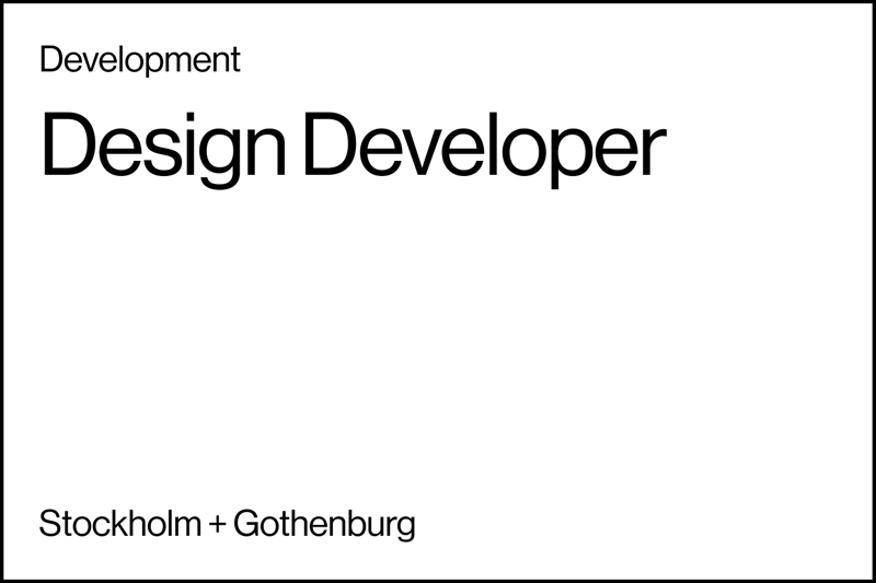 Design Developer (React / Gatsby) image