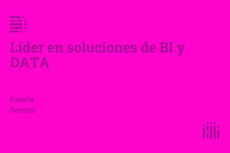 Líder en soluciones de BI y DATA image