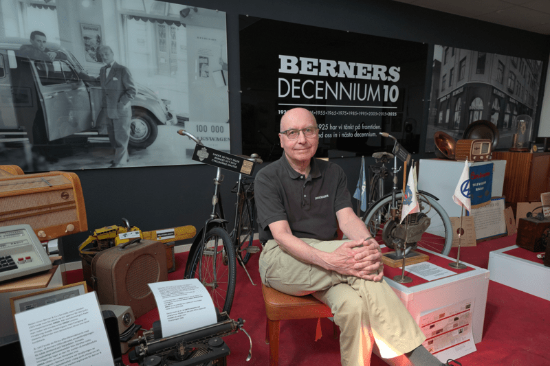 Göran Melin i Berners Historierum i Östersund.