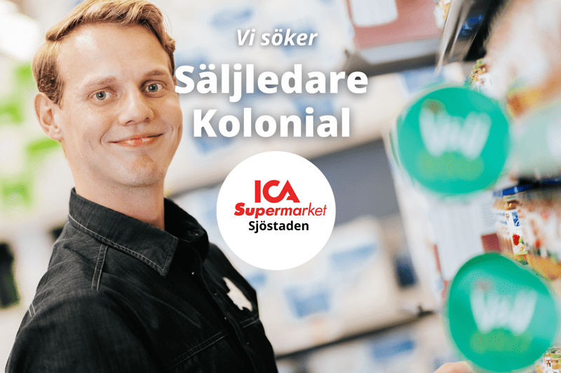 Säljledare Kolonial till ICA Supermarket Sjöstaden! image