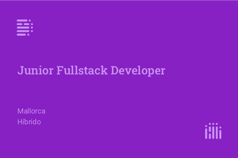 Junior Fullstack Developer image