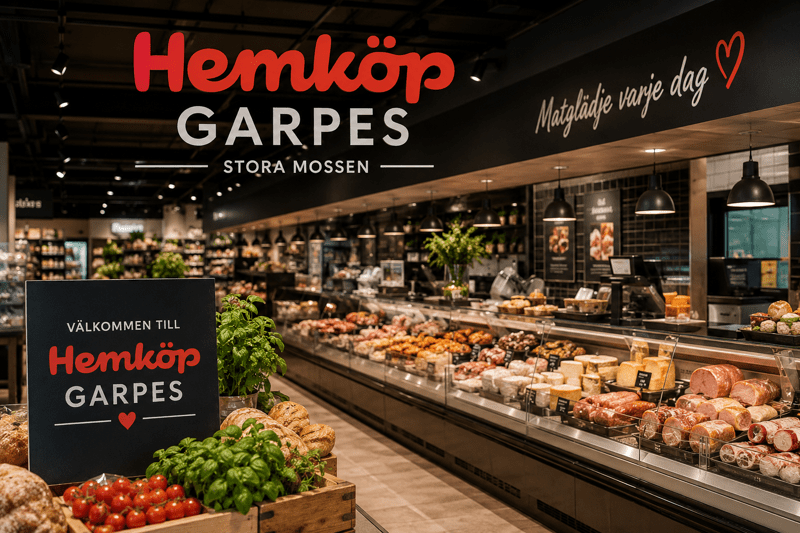 Matintresserad delikatessmedarbetare till Hemköp Garpes image