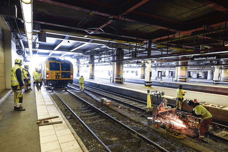 Svetsare till Basunderhåll Järnväg, Stockholm Mitt! image