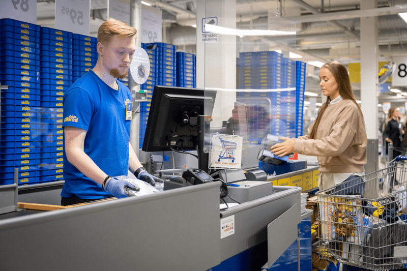 Helgjobb i utgångskassorna på Gekås Ullared, höstsäsongen 2026 image