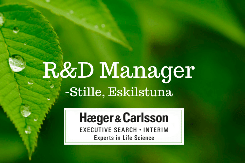 R&D Manager - Stille, Torshälla, Eskilstuna image