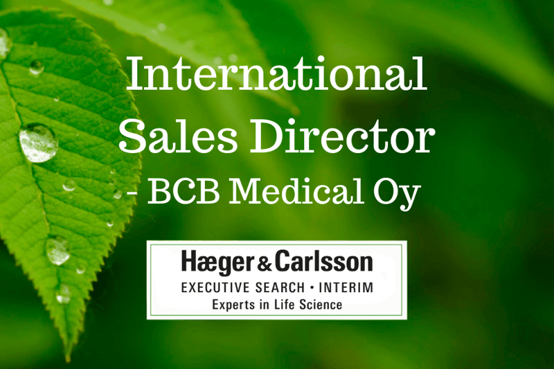 International Sales Director - BCB Medical image