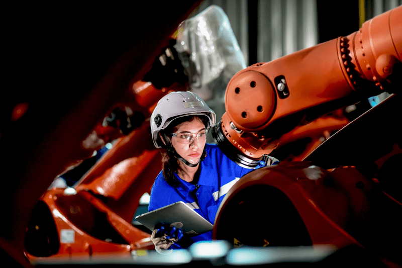 Machine operator image