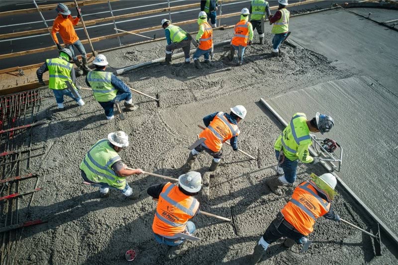 Concrete worker, shuttering carpenter image