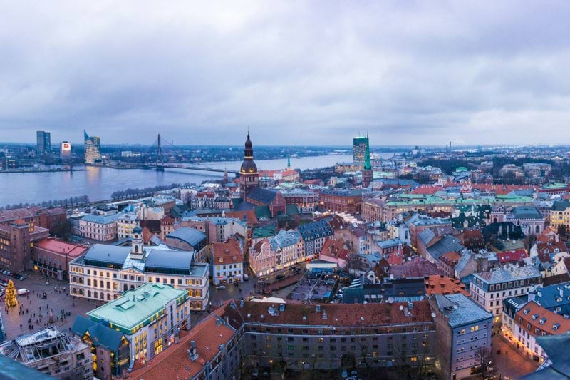aerial view of city buildings during daytime