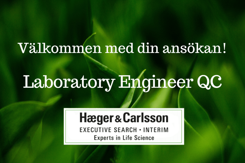 Upcoming position - Laboratory Engineer QC, Uppsala image