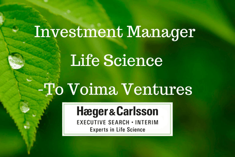 Investment Director/Manager Life Science - Voima Ventures image