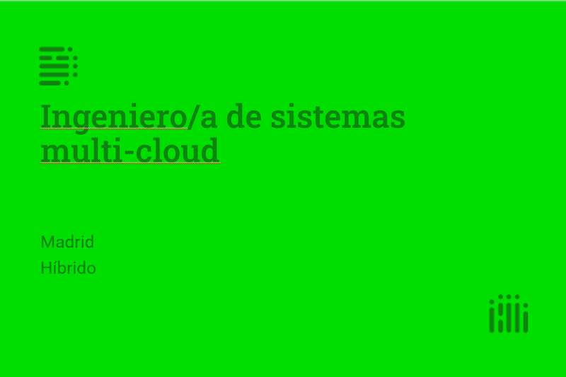 Ingeniero/a de sistemas multi-cloud image