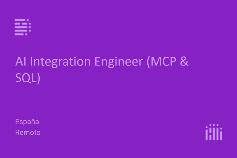 AI Integration Engineer (MCP & SQL) image