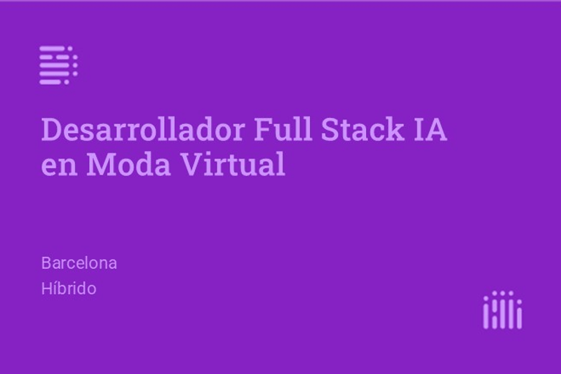 Desarrollador Full Stack IA en Moda Virtual image