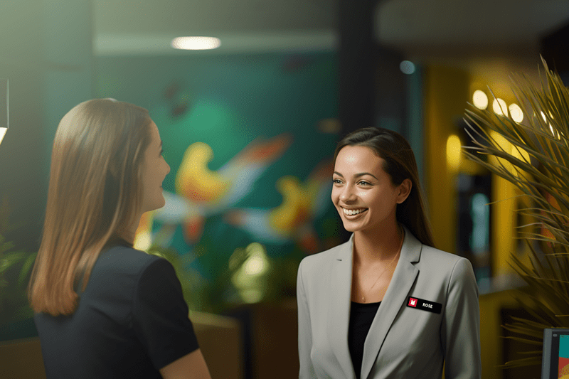 Receptionist image