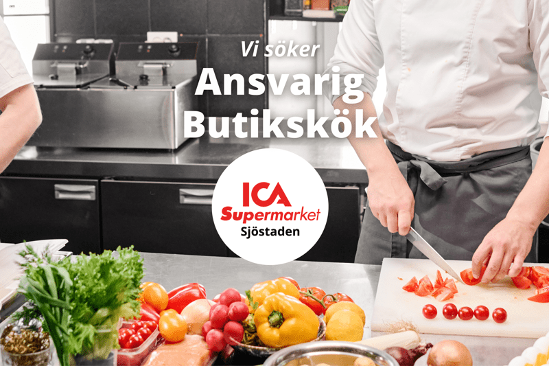 ICA Supermarket Sjöstaden söker Ansvarig till Butikskök! image