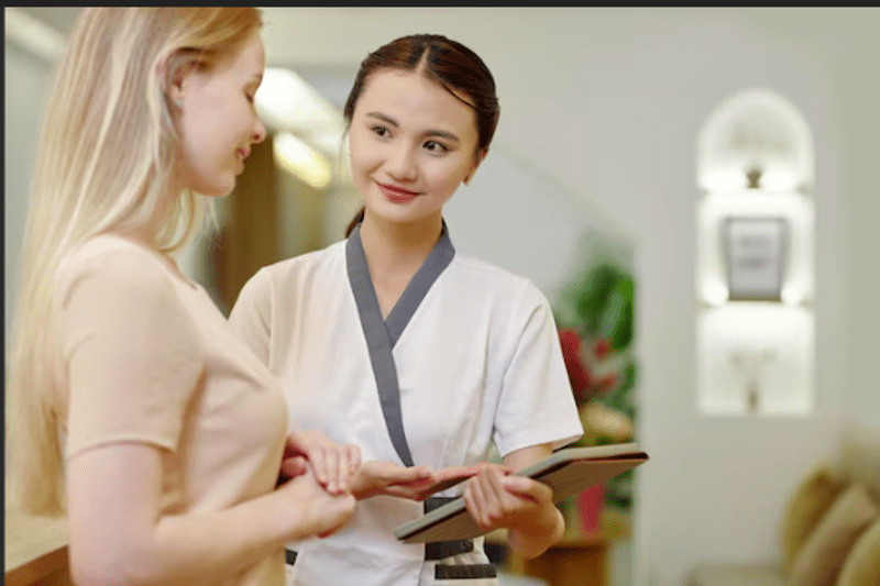 Spa Receptionist image