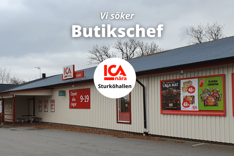 Butikschef sökes till ICA Nära Sturköhallen, Sturkö! image