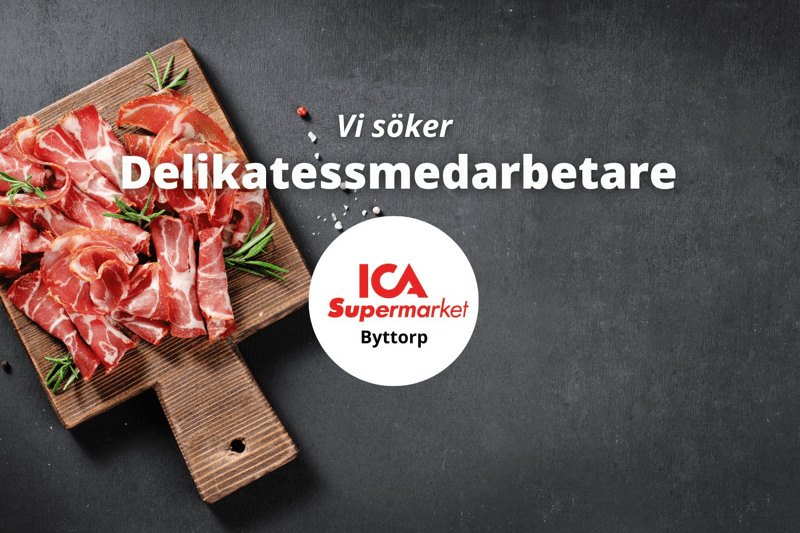 Driven Delikatessmedarbetare sökes till ICA Supermarket Byttorp image