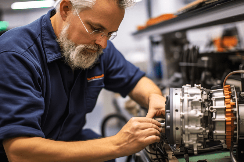 Sähköasentaja (sähkömoottoreiden kokoonpano + AMP) image