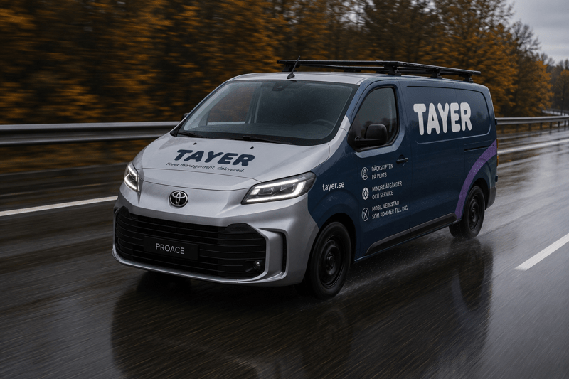 Mobil däckskiftare & Fleet Hero - bilservice där bilen redan står image