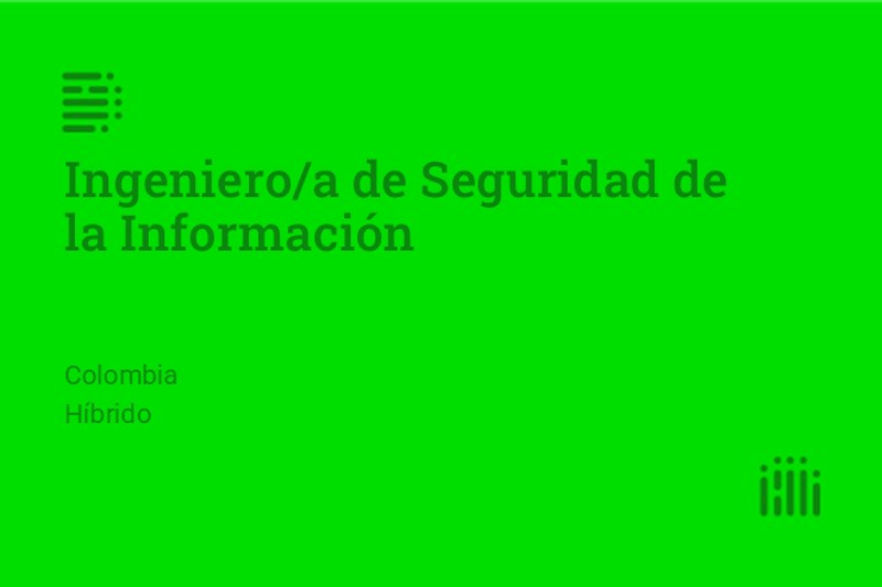 Ingeniero/a de Seguridad de la Información image