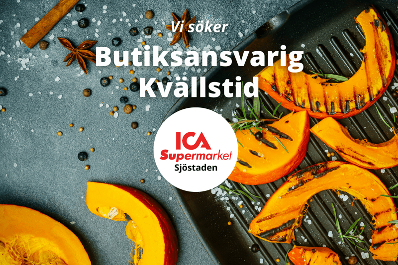 ICA Supermarket Sjöstaden söker Butiksansvarig kvällstid! image