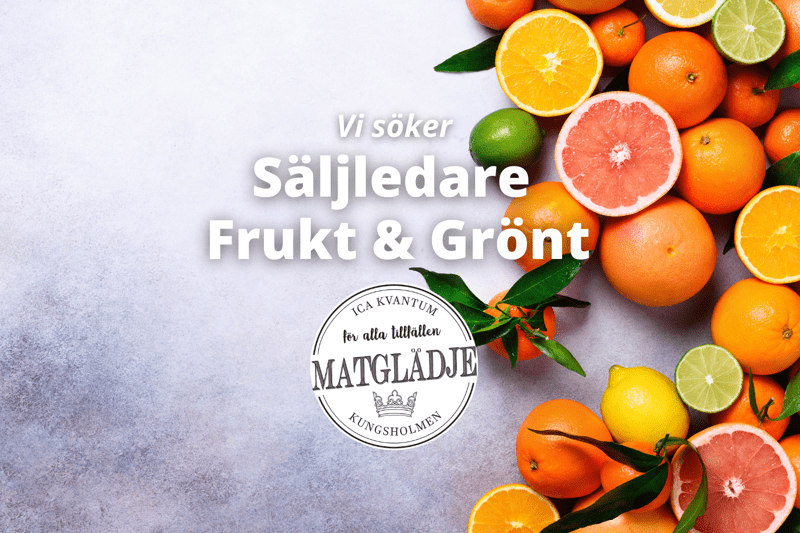 Säljledare Frukt & Grönt – Ta vår avdelning till nya höjder! image
